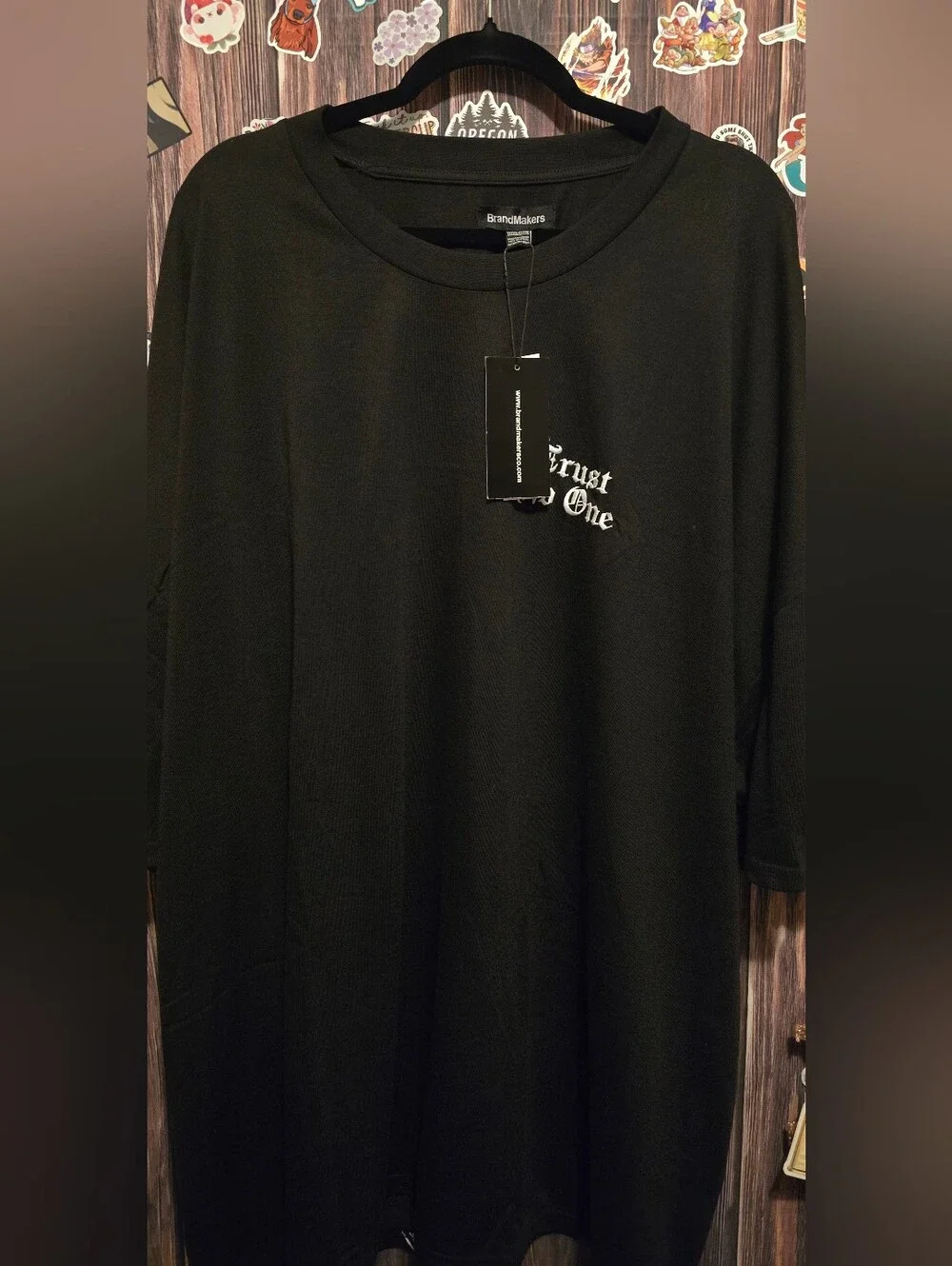 Brandmakers Black Men’s Graphic Tee - 